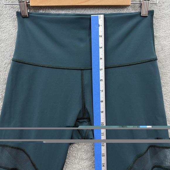 Lululemon Seek The Heat Tight 28" Green Womens 6 Full On‎ Luxtreme Mesh W5BCVS - Picture 8 of 9